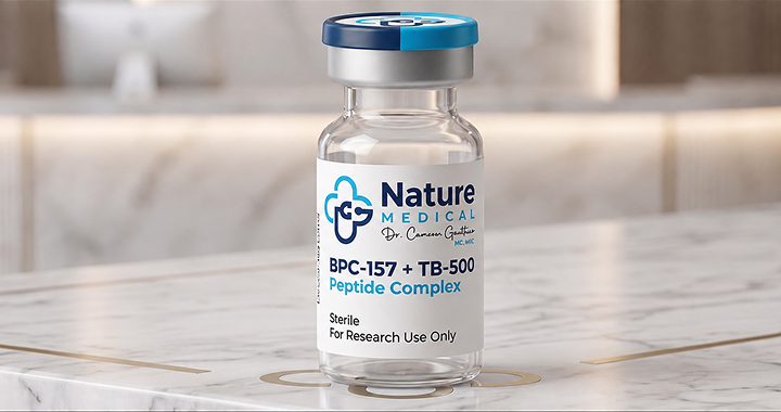 Wolverine Stack BPC-157 and TB-500 peptide vial